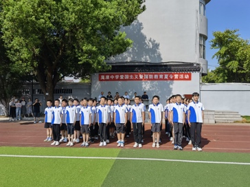 莫厘学子在国防教育活动中的风采