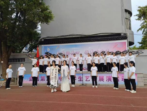 迎国庆唱国歌、校歌、红歌活动 (4)